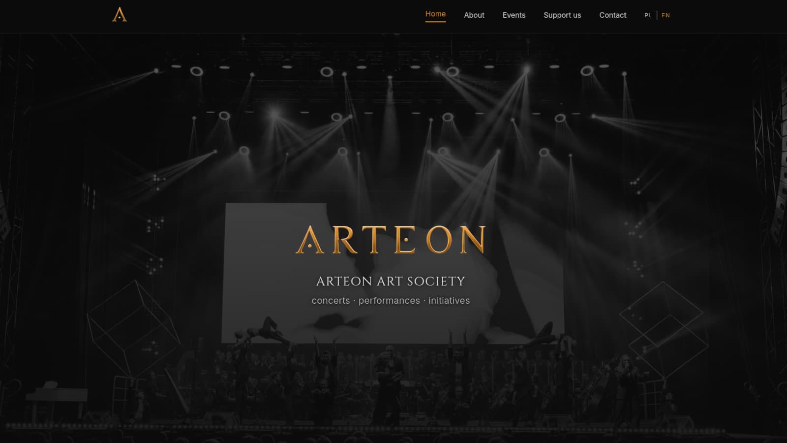 Arteon — strona stowarzyszenia artystycznego