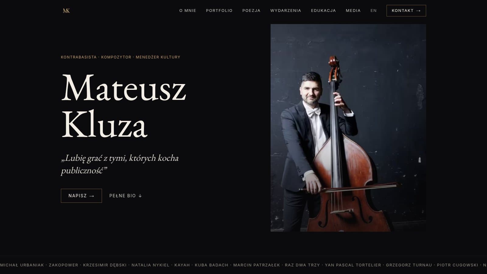 Mateusz Kluza — Portfolio