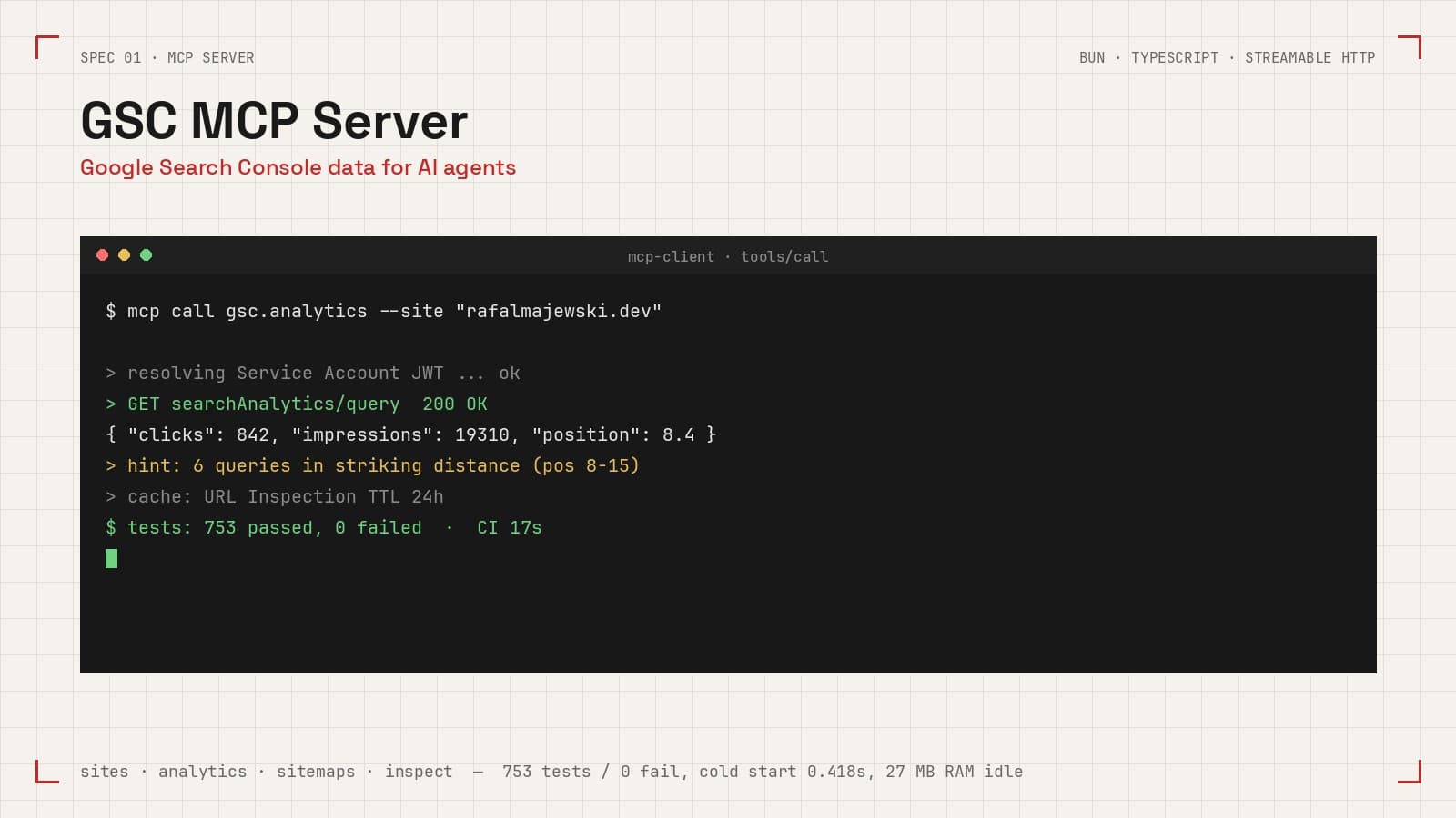 Google Search Console MCP Server